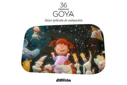 Cartel promocional de Antaruxa tras el Premio Goya.