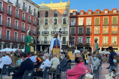 La Plaza Mayor de Valladolid, minutos antes del pregón. - EM