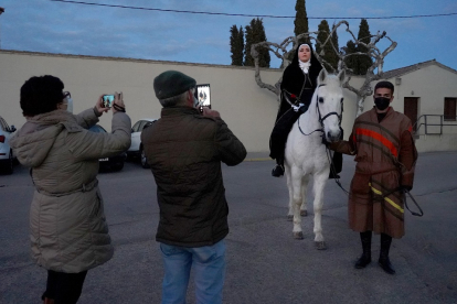 Recreación histórica de la llegada de la reina Juana a Tordesillas. ICAL