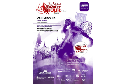 cartel del 3x3 Street Basket Tour VA 2022. / EL MUNDO