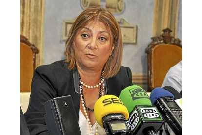 La alcaldesa de Medina del Campo, Teresa López-Santiago G. Del Campo