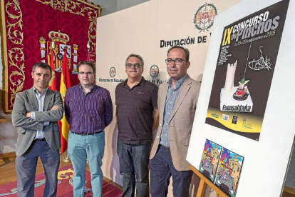 Ángel Moretón, Miguel Ángel García, Víctor Manuel Sanz y Víctor Alonso.-D.V