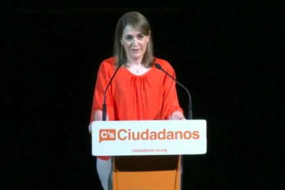 Marta Rivera de la Cruz, número tres de Ciudadanos de la lista por Madrid.-