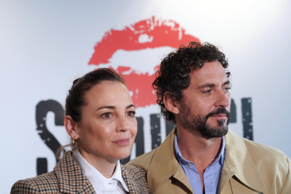 Leonor Watling y Paco León en la jornada inaugural de Seminci. Ical