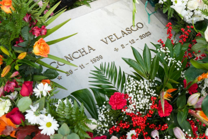 Funeral de Concha Velasco en el Pabellón de Personas Ilustres del Cementerio de El Carmen. -PHOTOGENIC