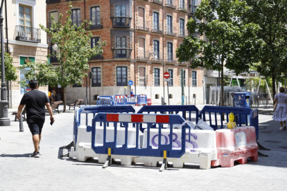 Obras en la plaza de Los Arces. -PHOTOGENIC