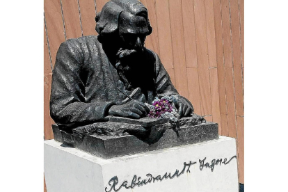 Monumento a  Rabindranath Tagore en la Casa de la India-Efe