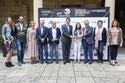 Presentación en León de la IV edición del Festival de Cortometrajes del Órbigo 'Luna de Cortos'.-ICAL