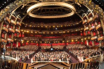 Vista general del Dolby Theatre de Hollywood durante la última ceremonia de los Oscar.-EFE / TODD WAWRYCHUK