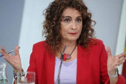 La ministra de Hacienda, María Jesús Montero.-JOSÉ LUIS ROCA