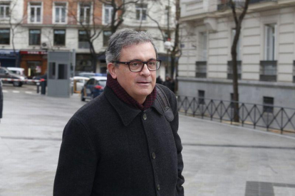 Jordi Pujol Ferrusola llega a la Audiencia Nacional, el pasado febrero.-DAVID CASTRO