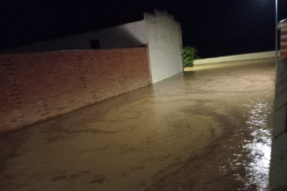 Inundaciones en Alaejos. E.M.
