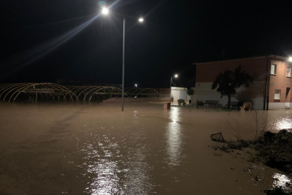 Inundaciones en Castrejón de Trabancos. E.M.