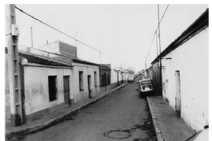 Calle Bierzo en el barrio España en 1980.- ARCHIVO MUNICIPAL VALLADOLID