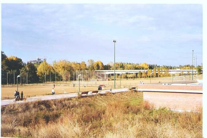 Campos de fútbol en el barrio España en el año 2000.- ARCHIVO MUNICIPAL VALLADOLID