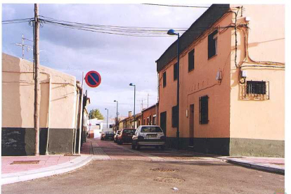 Calle del barrio España después de la rehabilitación en el 2000.- ARCHIVO MUNICIPAL VALLADOLID