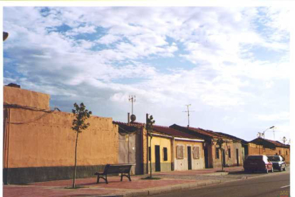 Casas molineras en el barrio España en el 2000.- ARCHIVO MUNICIPAL VALLADOLID