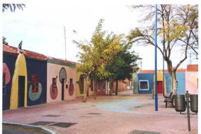 Calle del barrio España después de la rehabilitación en el 2000.- ARCHIVO MUNICIPAL VALLADOLID