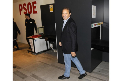 El secretario general del PSOE en Segovia, Juan Luis Gordo-ICAL