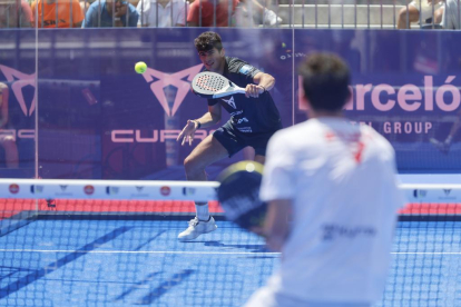 Final masculina del Barceló Máster de Valladolid en la plaza Mayor. PHOTGENIC