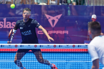 Final masculina del Barceló Máster de Valladolid en la plaza Mayor. PHOTGENIC