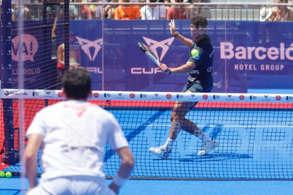 Final masculina del Barceló Máster de Valladolid en la plaza Mayor. PHOTGENIC