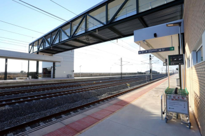 Estación del AVE en Medina del Campo.-ICAL