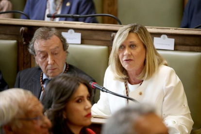 Intervención de la portavoz del Grupo Popular, Pilar del Olmo, en el Pleno de constitución del Ayuntamiento de Valladolid-ICAL