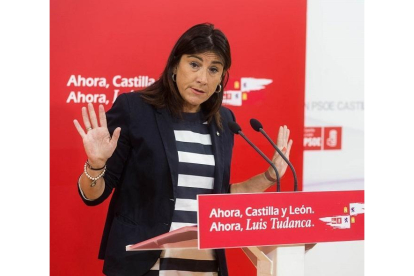 La secretaria de Organización del PSOE-CyL, Ana Sánchez-ICAL
