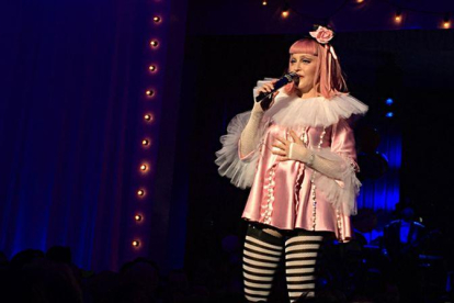 Actuación de Madonna en Miami.-