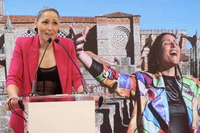 La cantante Rosa López protagoniza la canción de Ávila para su promoción turística en Fitur 2023.- ICAL