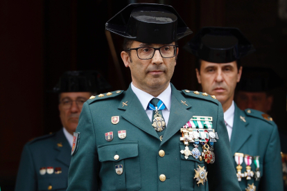Andrés Manuel Velarde, el pasado día 8 de junio en Valladolid durante la celebración del 179 aniversario de la Guardia Civil.-ICAL