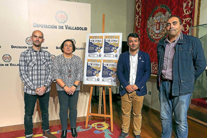 Casares y Poncela ayer, en la presentación de la Feria en Diputación.-EL MUNDO