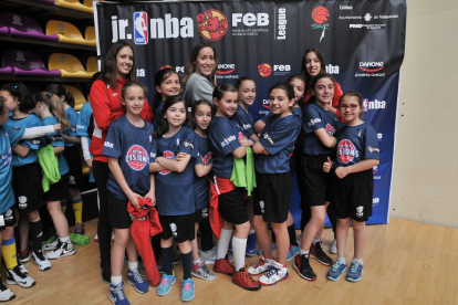 La NBA Jr en su versión femenina en 2015 a su paso por Valladolid./ EL MUNDO