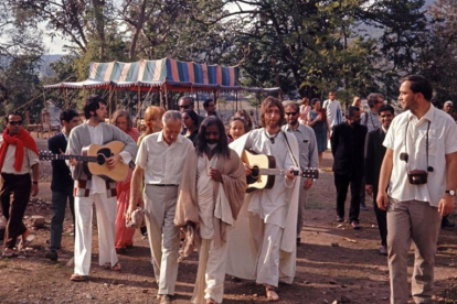 Imagen del viaje de 'The Beatles' a la India en 1968. - EUROPA PRESS