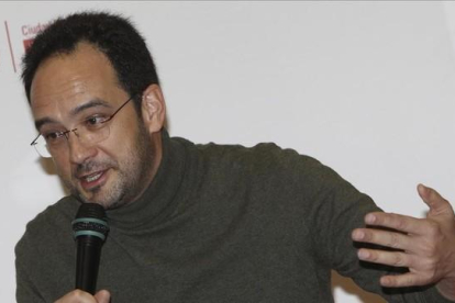 El portavoz socialista en el Congreso, Antonio Hernando, el pasado domingo en Ciudad Real.-EFE / MARIANO CIEZA