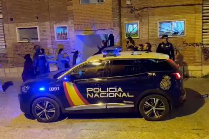 Momento de la detención del 'Rini' de la Banda del BMW en Valladolid. / E. M.