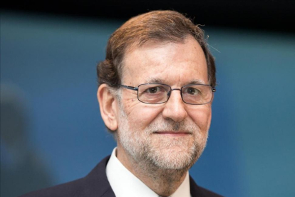 El líder del PP y presidente en funciones, Mariano Rajoy, en una intervención pública reciente-ROBERT RAMOS