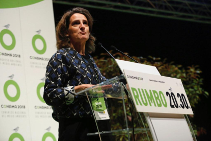La ministra de Transición Ecológica, Teresa Ribera.-EL MUNDO