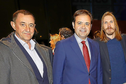 Antonio Lozano, Tino Rodríguez y Pablo Fernández.