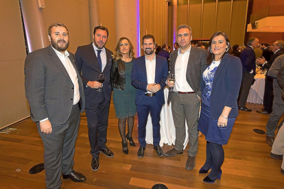 Álvaro Lora, Óscar Puente, Virginia Barcones, Luis Tudanca, Javier Izquierdo  y Ana Sánchez.