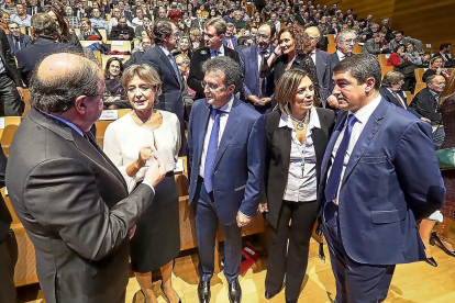 Juan Vicente Herrera, Isabel García Tejerina, José Luis Ulibarri, Milagros Marcos y Pablo Lago.