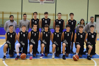 Selección autonómica cadete masculina de baloncesto.