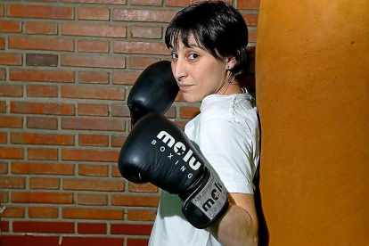 La boxeadora vallisoletana Isabel Rivero en una imagen de archivo. / E.M.