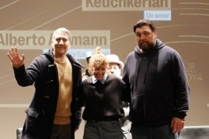 María Vázquez, Hovik Keuchkerian y Alberto Amman protagonizan el primer encuentro previo de nominados a los Goya en Valladolid. -ICAL