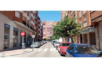Calle Las Monjas de Valladolid, lugar de su primera violación en Valladolid en junio de 1999. E. M.