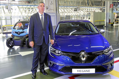 El Presidente de Renault España, José Luis De Los Mozos presentó el Plan Industrial en mayo de 2016. - LOSTAU