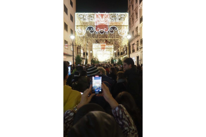 Encendido de las luces de Navidad en Valladolid.- ICAL