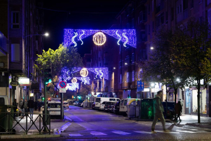 Encendido de las luces de Navidad en  la calle Soto de Valladolid.- PHOTOGENIC