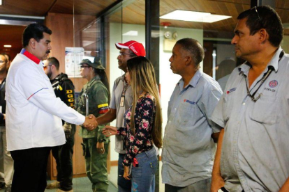 El presidente de Venezuela, Nicolás Maduro en una gira pública.-AFP / VENEZUELAN PRESIDENCY